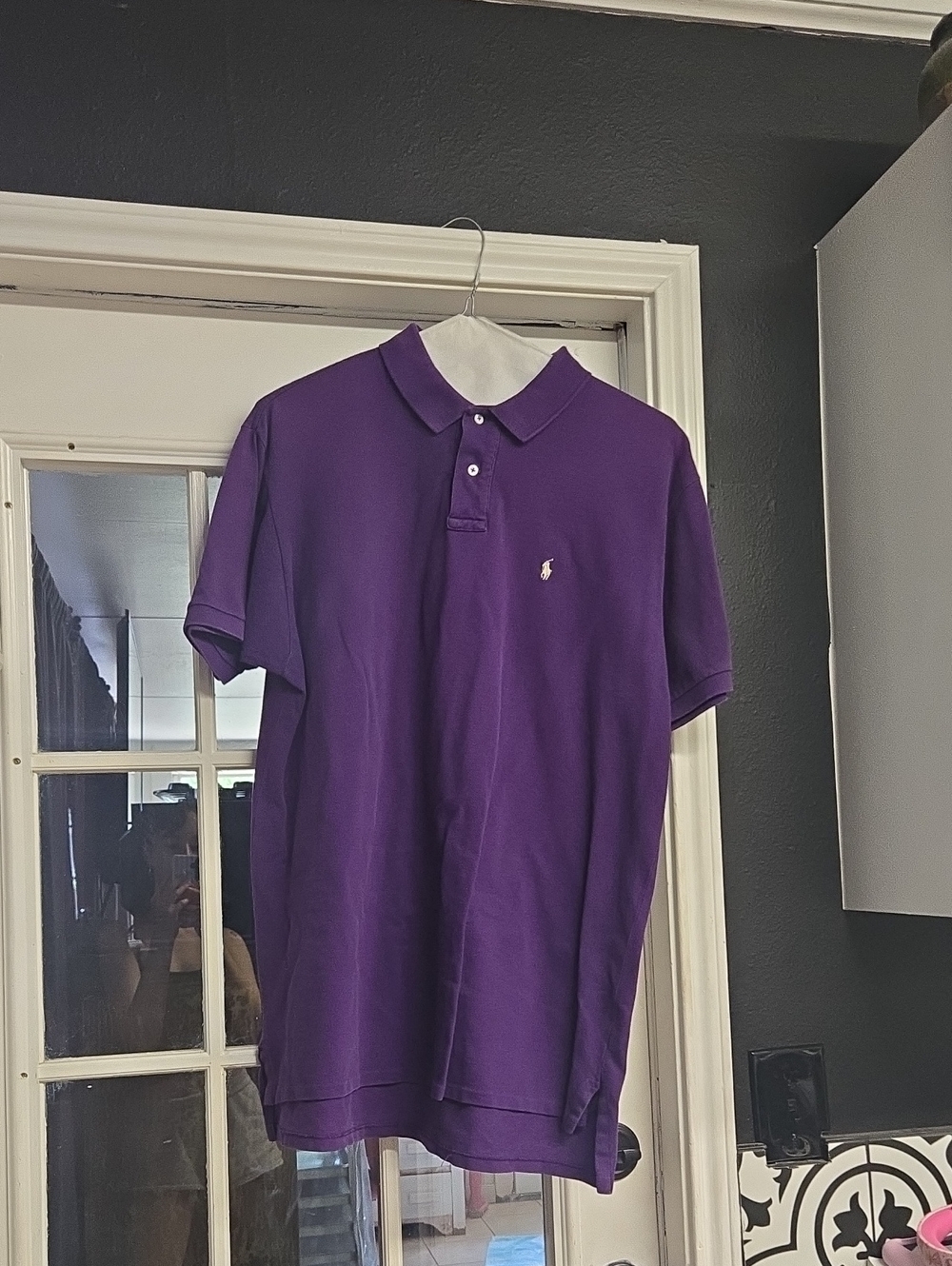 Ralph Lauren Purple Polo - Short Sleeve Embroidered Logo